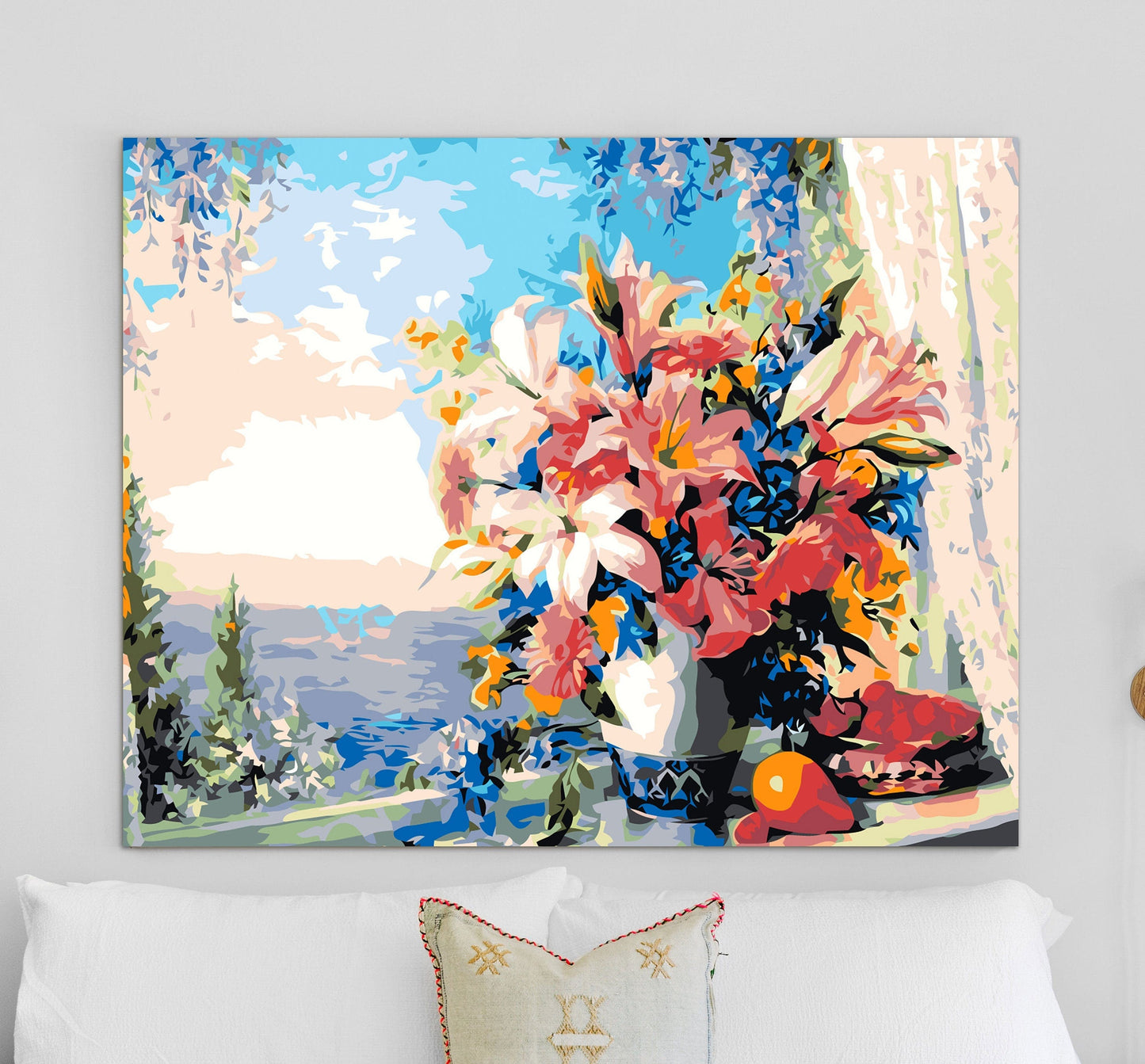 Kolorowe Wazony Z Kwiatami HP0130