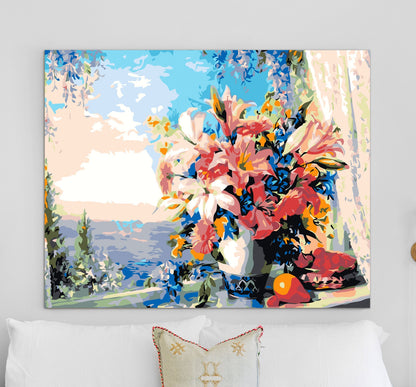 Kolorowe Wazony Z Kwiatami HP0130