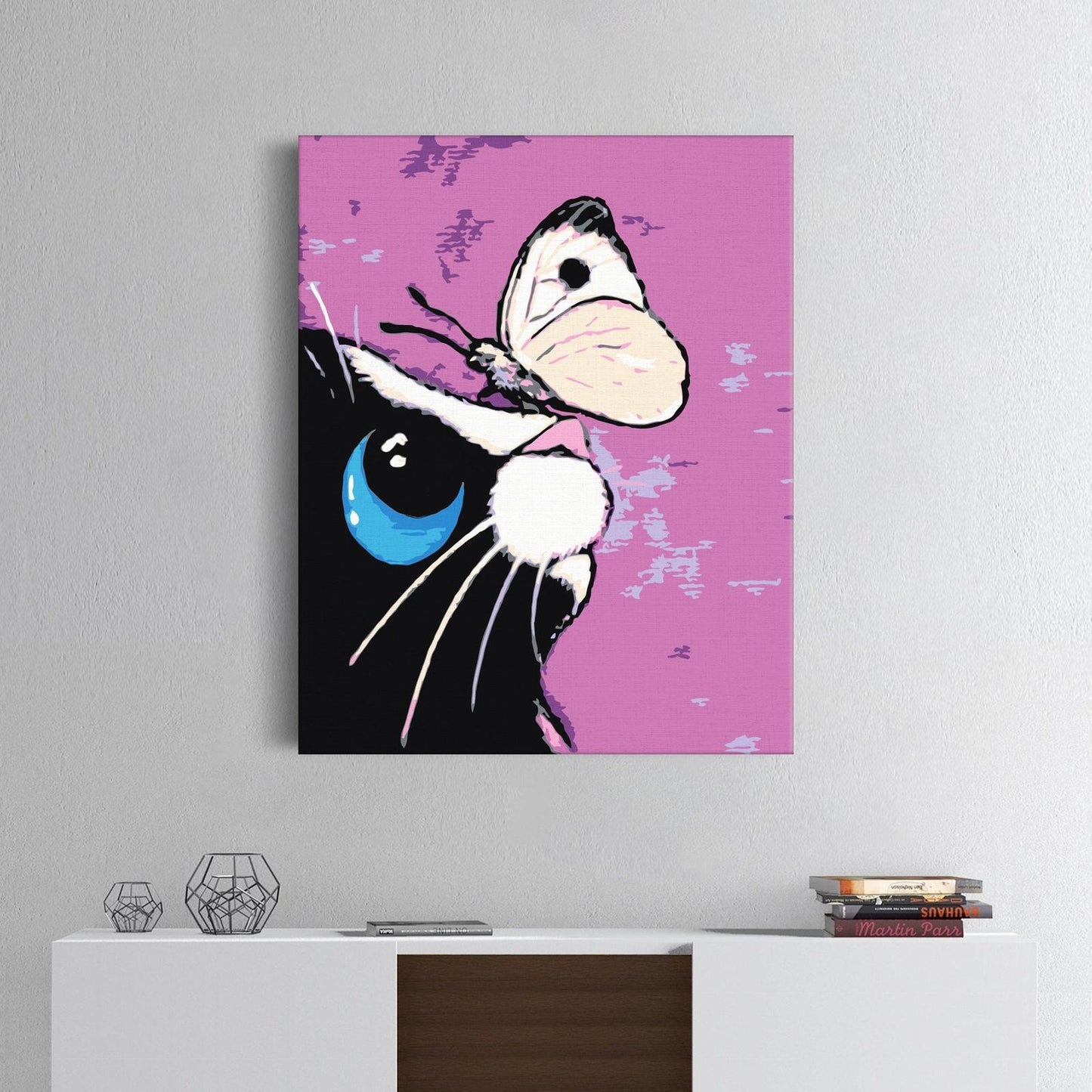 Kotek z motylem JD0036