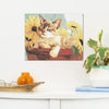 Załaduj obraz do przeglądarki galerii, Śpiący Kot W Słonecznikach NK0088