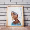 Załaduj obraz do przeglądarki galerii, Afrykańska Kobieta Portret NK0094