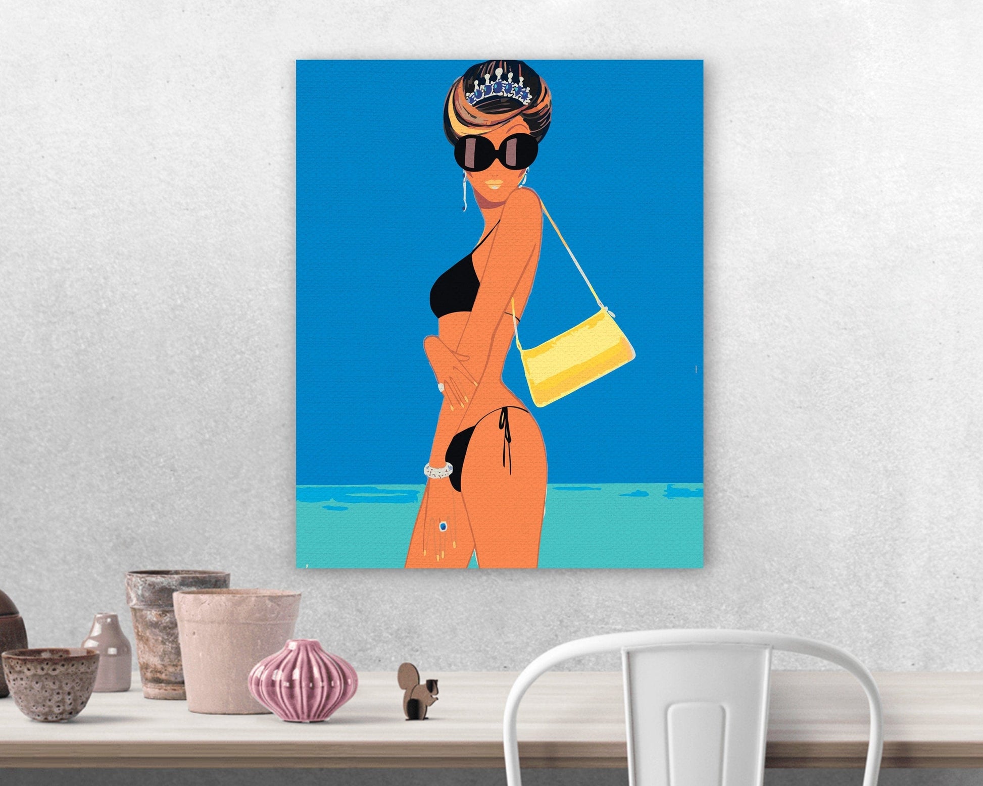 Dziewczyna Odpoczywa Nad Morzem RD0218