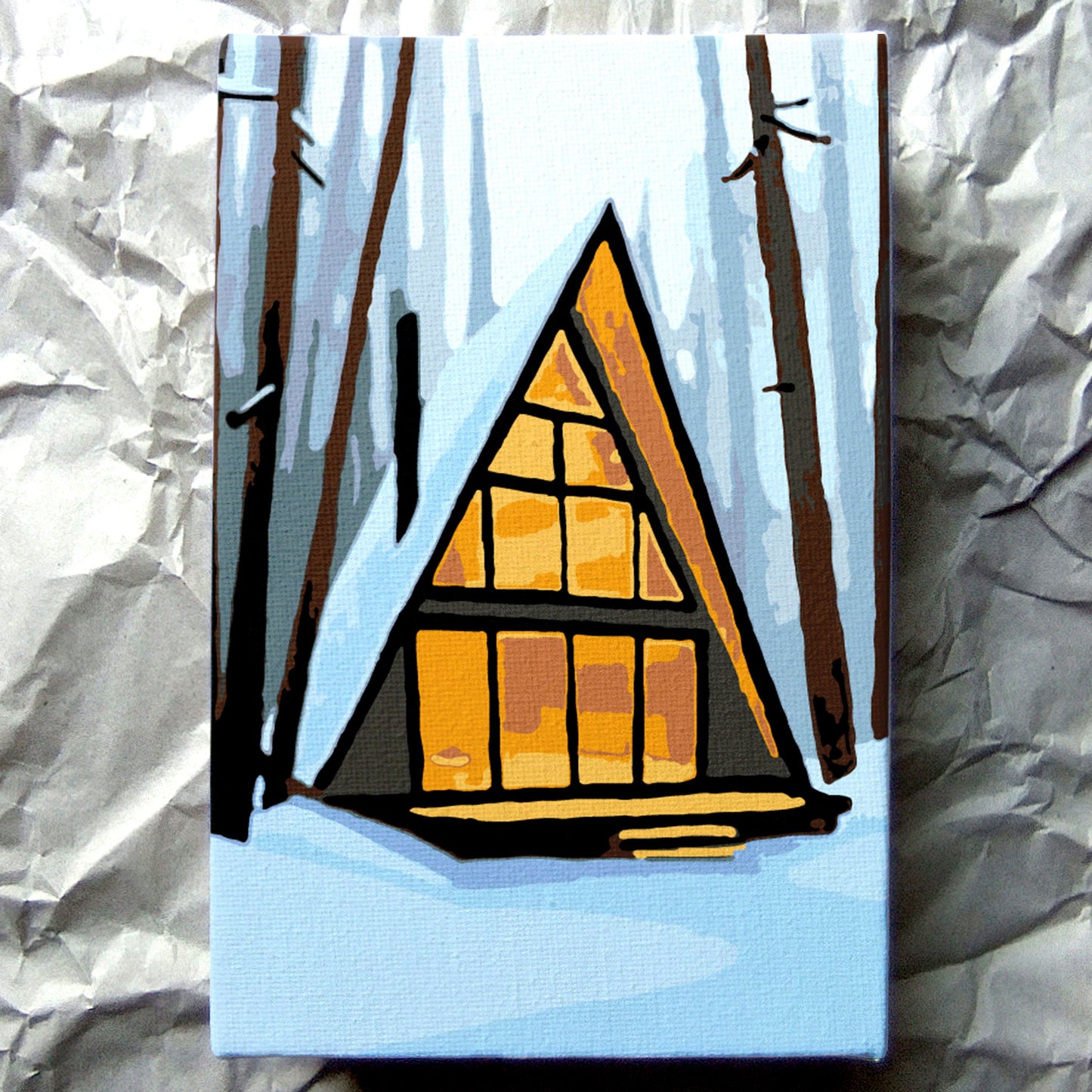 Dom W Zimowym Lesie RD0247