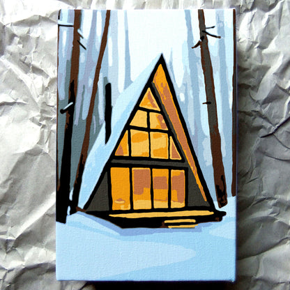 Dom W Zimowym Lesie RD0247