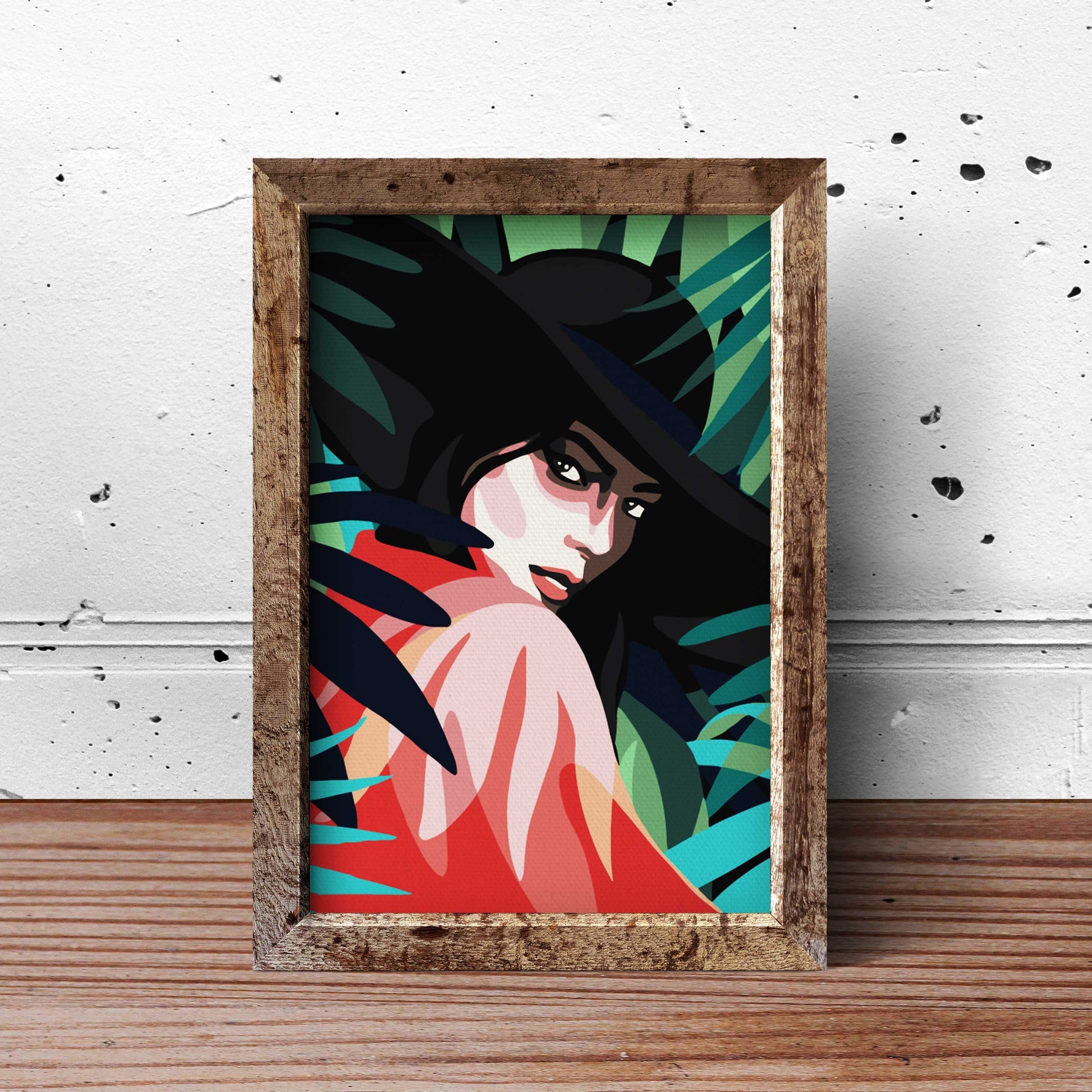 Kobieta W Zieleni NK0216